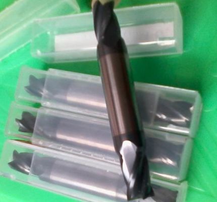 整体硬质合金双头铣刀